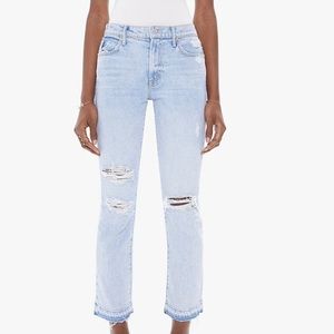 Mother the rascal ankle undone hem in vacation temptation size 25 NWOT